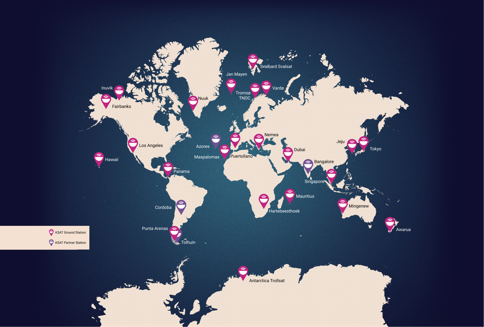 The KSAT Global Ground Station Network KSAT Kongsberg Satellite